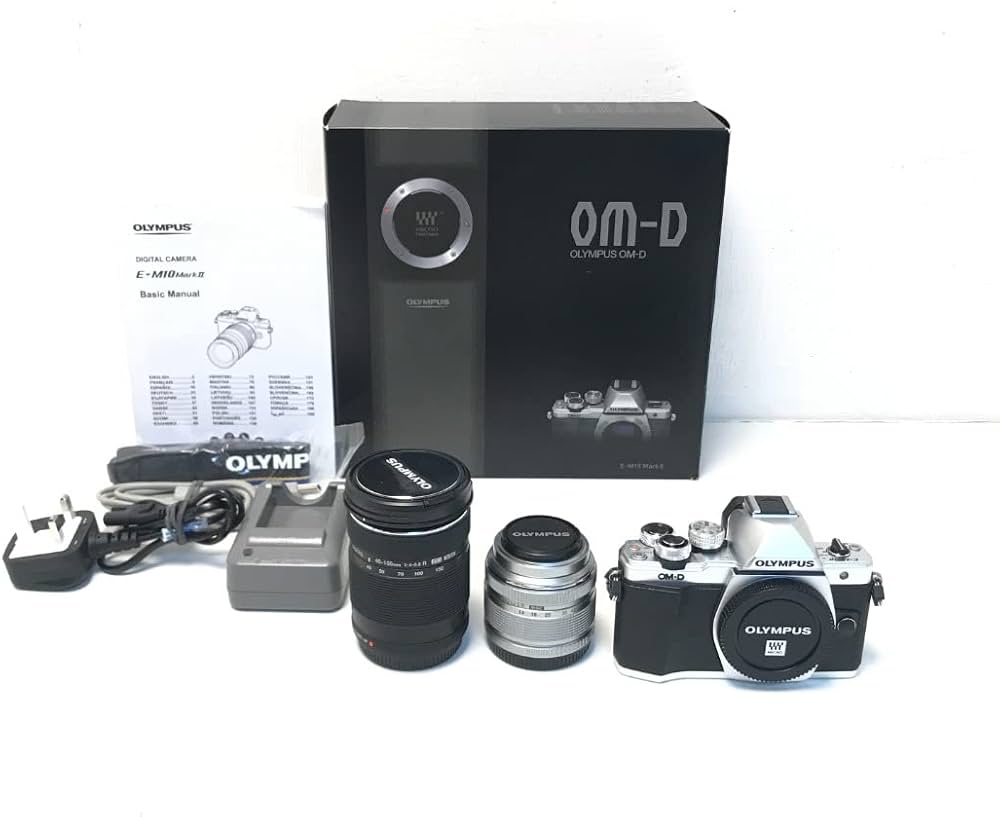 Amazon.co.jp: OLYMPUS ミラーレス一眼 OM-D E-M10 MarkII EZダブル