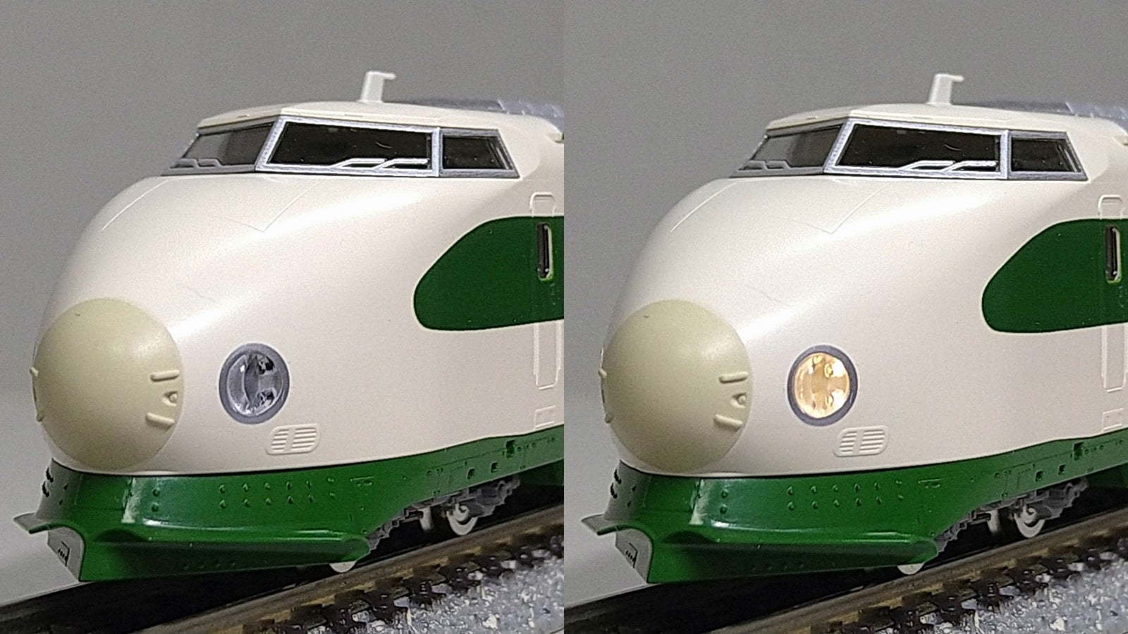TOMIX 0系7000番台 ライトの縦2灯化改造 | 模型工房K-702