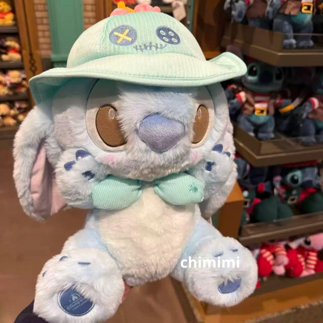 上海ディズニー　小さい旅人　スティッチぬいぐるみ STITCH - 【最新☆正規品】スティッチ 2025夏 ぬいぐるみキーホルダー